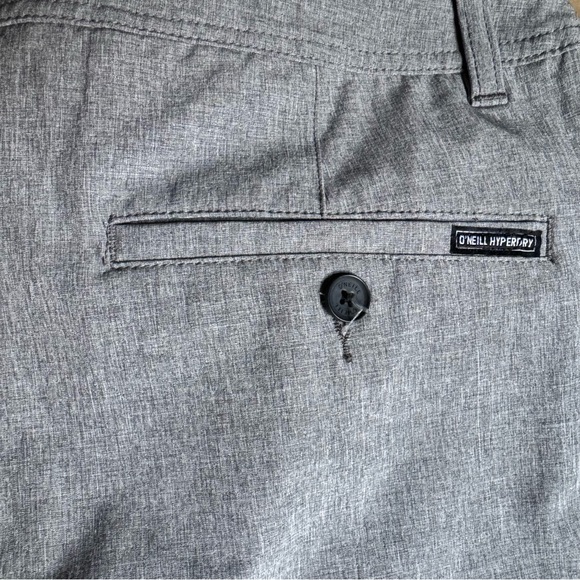 O’Neill Hybrid Hyperdry Shorts - Gray 34” - Picture 8 of 8